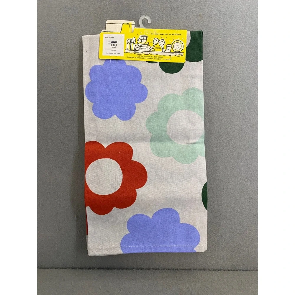 Blue Q Funny Dish Towels Set of 4 Cotton Retro Sarcastic Kitchen Tea Towels NEW